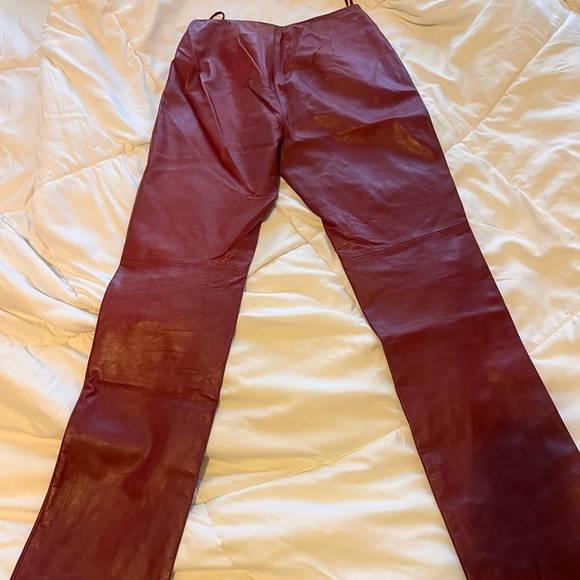 Genuine leather pants - Picture 3 of 5